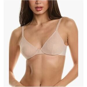 New Spanx womens fit to you beige bra size S